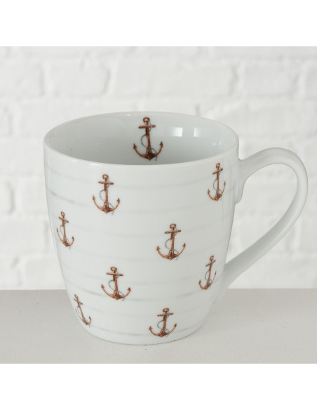 Mug diseño varias anclas