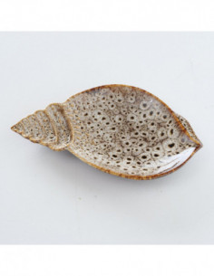 Bandeja grande marrón conchita