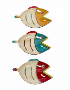 Bandeja pez cómico colorido