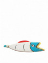 Plato ancho pescado de colores