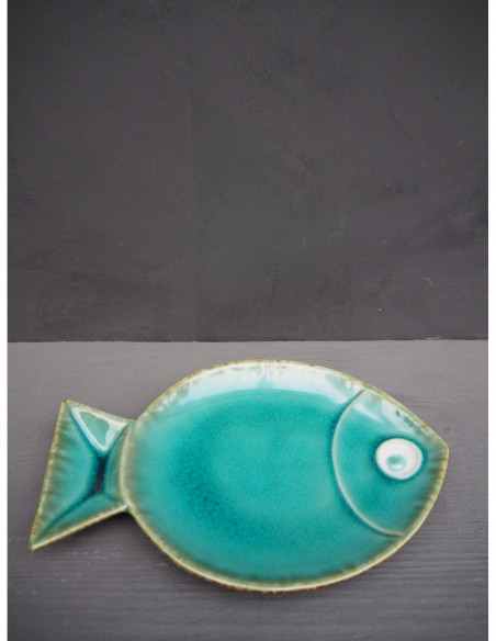 Plato pescadito turquesa Small