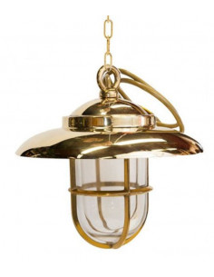 Lámpara de techo marinera de latón macizo