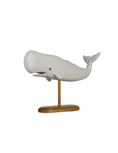 Ballena pequeña de madera