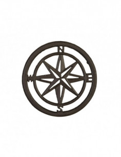 Salvamanteles "Rosa de los vientos" metal