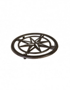 Salvamanteles "Rosa de los vientos" metal 2