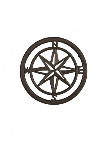 Salvamanteles "Rosa de los vientos" metal