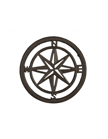 Salvamanteles "Rosa de los vientos" metal