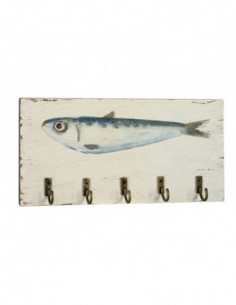 Cuelga llaves sardina marina 2