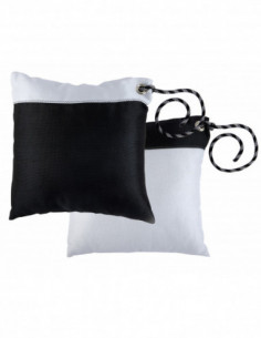 Cojín náutico impermeable blanco/negro