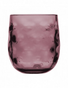 Vaso agua moon guinda