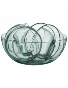 Set ensaladera y cuencos Bahamas verdes