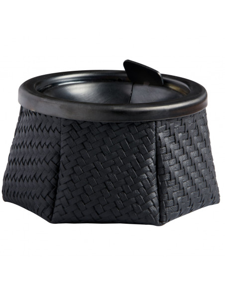 Elegante cenicero Nattan negro
