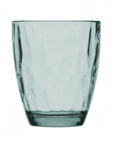 Juego 6und. vasos verdes happy