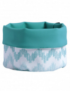 Cesta Medium waterproof turquesa 2