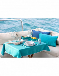 Mantel Medium waterproof turquesa 2