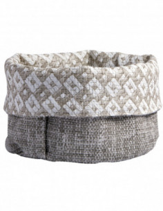 Cesta vintage beige M 2