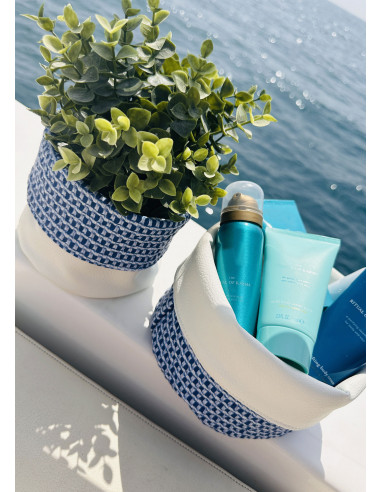 Cesta waterproof medium azul