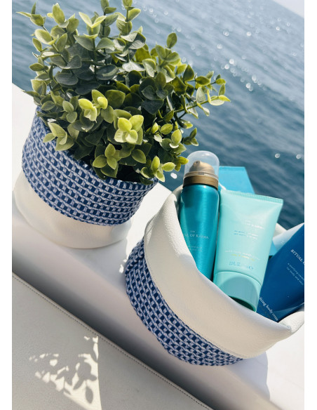 Cesta waterproof medium azul
