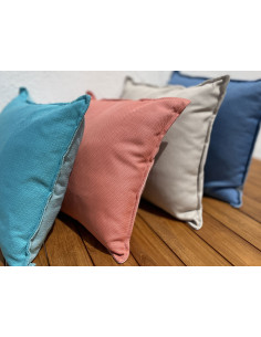 Cojines marinos turquesas waterproof 2