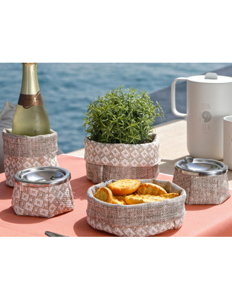 Cesta vintage beige M