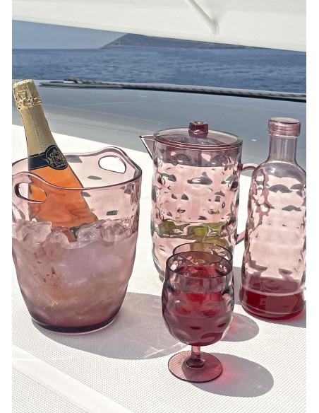 Botella guinda moon marítima
