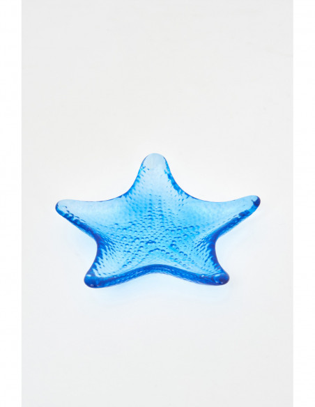 Estrellita de mar de cristal azul