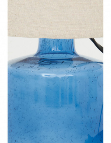 Lamparita azul cristal