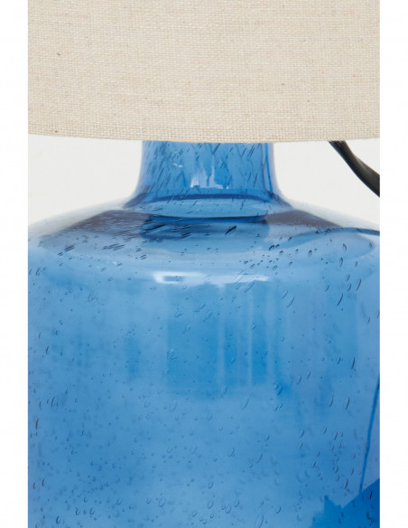 Lamparita azul cristal