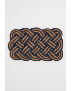 Felpudo de cuerda navy