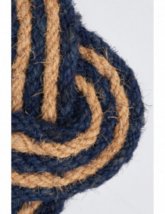 Felpudo de cuerda navy 2