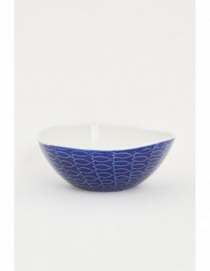 Bol de peces marinos azulino