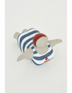 Figura cemento bañista