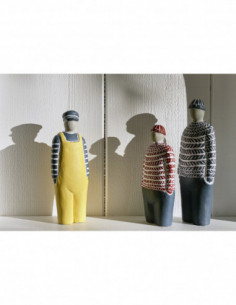 Figura marinero traje rojo  2