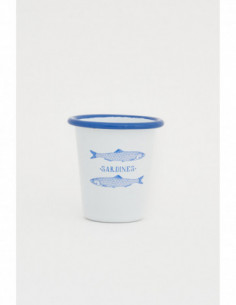Vaso sardines blanco