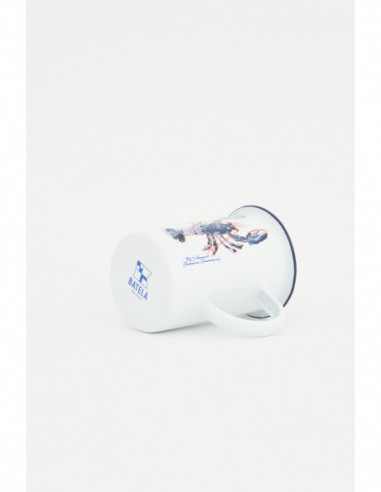 Mug  langosta metal esmaltado