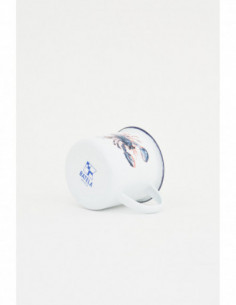 Mug blanco diseño langosta 2