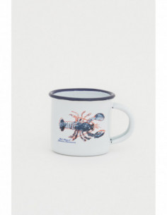 Mini mug metálico de langosta
