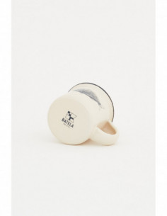 Mini mug crema diseño de peces 2