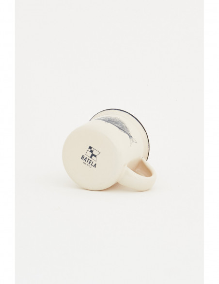 Mini mug crema  de peces