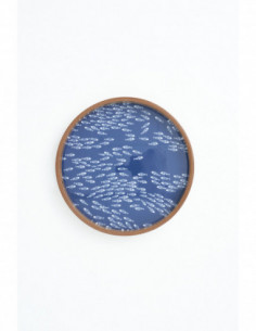 Bandeja pequeña azul