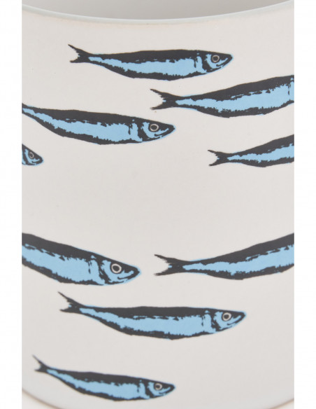 Mug náutico diseño peces 