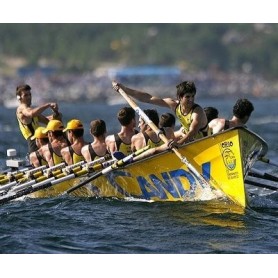 Maqueta naval barca Trainera 2