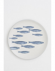 Plato banco de peces