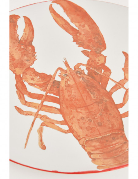 Plato langosta roja