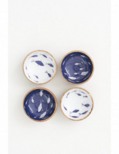 Boles madera esmaltada