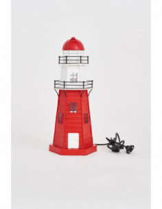 Faro LED color rojizo