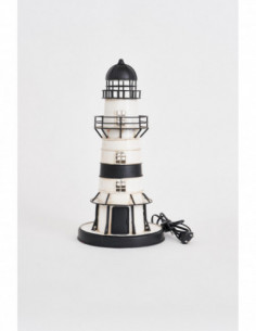 Faro LED blanco y negro