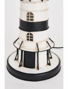 Faro LED blanco y negro 2