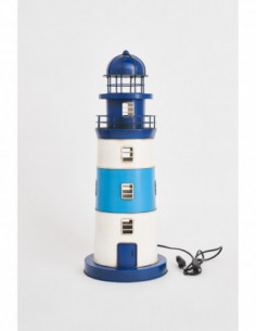 Faro azul y celeste led