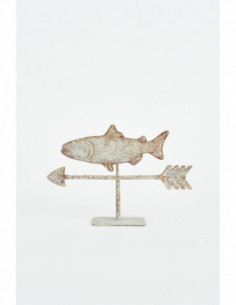 Veleta pescado hojalata navy